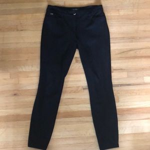 White House Black Market Skinny Leg Black Pants